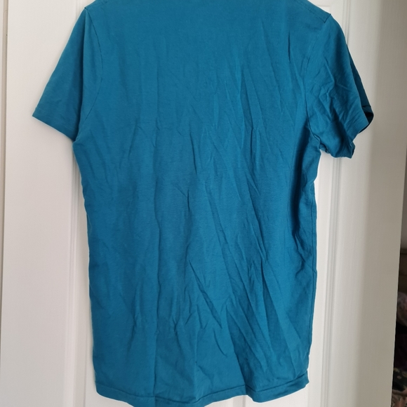Cotton On Mens Aqua Colour T-Shirt - Picture 2 of 4